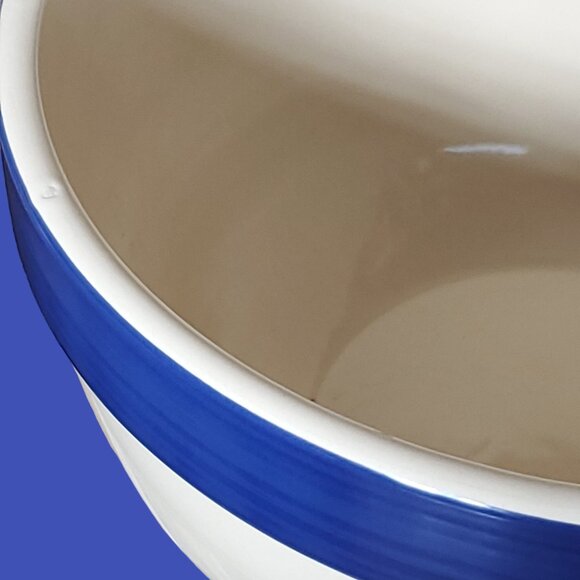 Vintage Cordon Bleu Pottery Mixing Bowl Large 9 3/4" x 5 3/4" - Picture 5 of 7